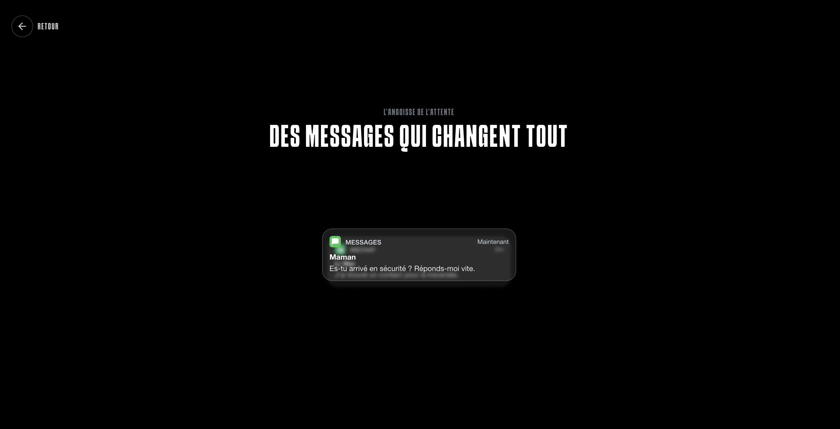 Des messages qui changent tout