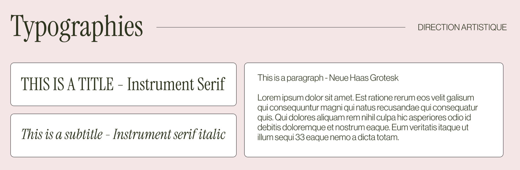 Typographie